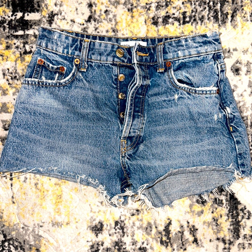 Zara womens jean short